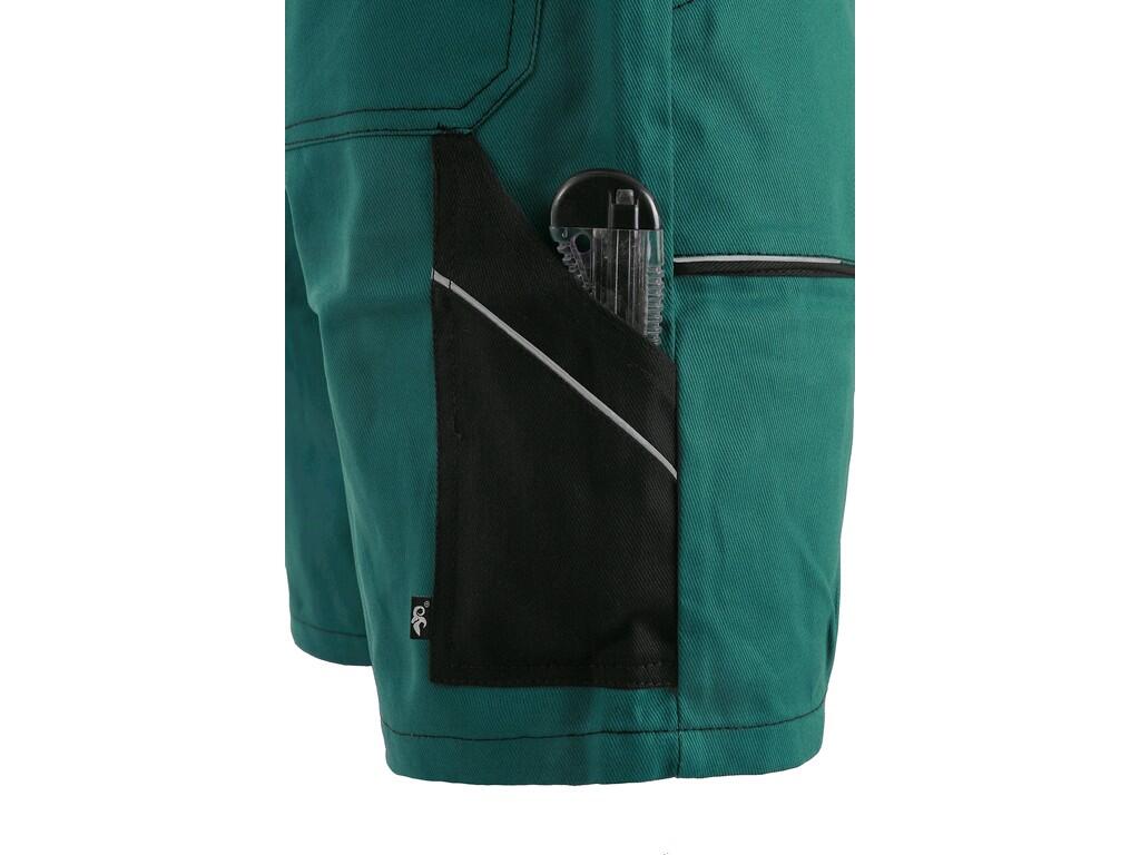 Kraťasy CXS LUXY TOMÁŠ, pánske, zeleno-čierne